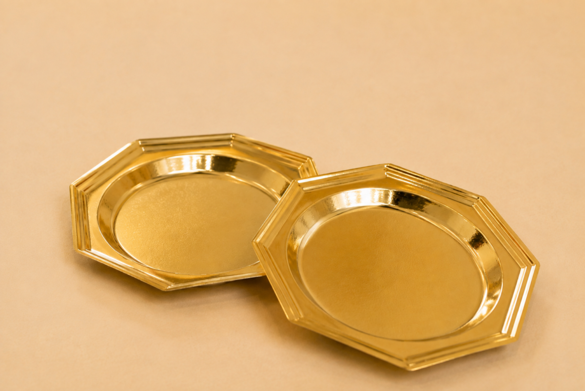 Big Octagon Metalized Plate