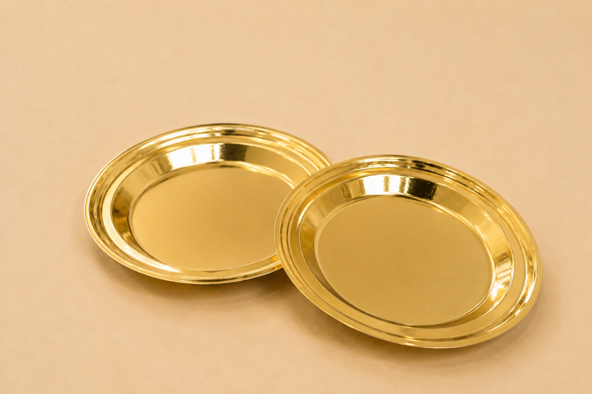 Round Metalized Plate