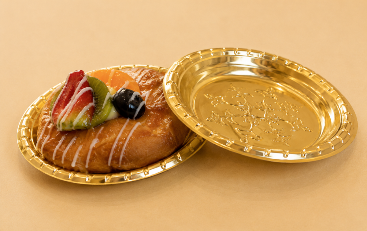 Round Big Metalized Platter