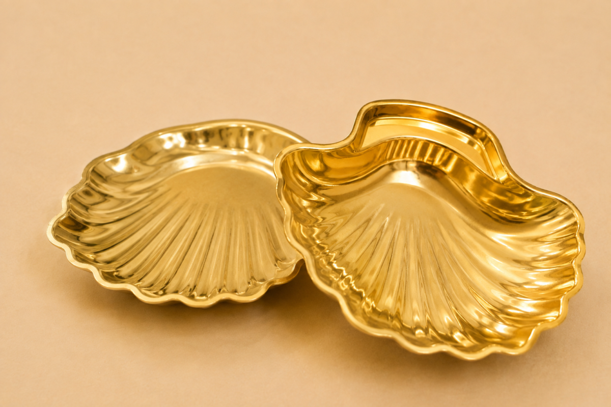 Small Shell Metalized Tray